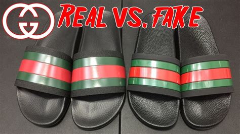 fake not gucci slides|gucci slides cheap real.